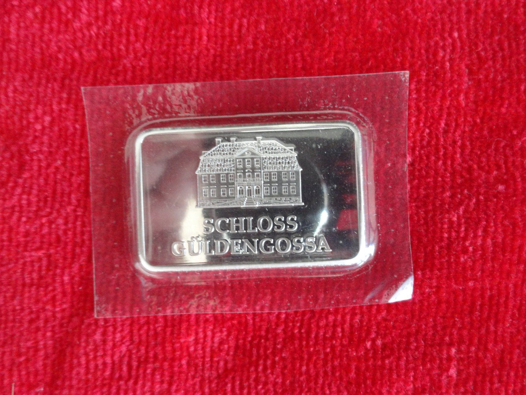 Metalli preziosi: 1 UNZE FINE SILVER - SCHLOSS GÜLDENGOSSA – Nuovo e nell'imballaggio originale da Gerlafingen venduto da Shiva_74 3
