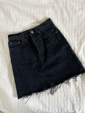Jupe jean noire & Other Stories taille 34