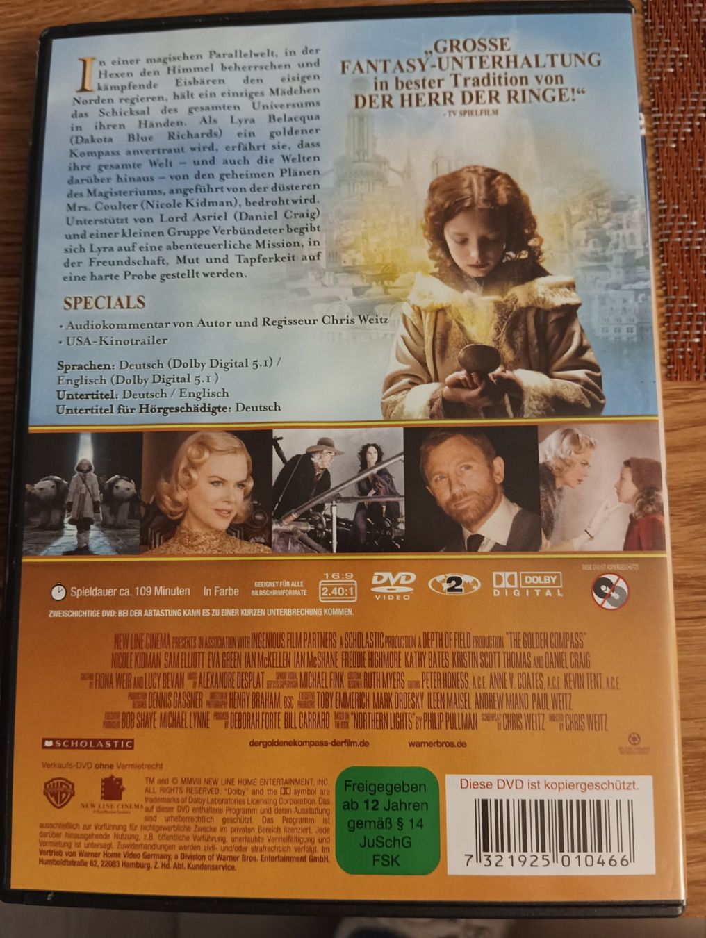 Tutti i DVDs: DVD Der goldene Kompass – Usato da Schöfflisdorf venduto da kin_2dp9 1