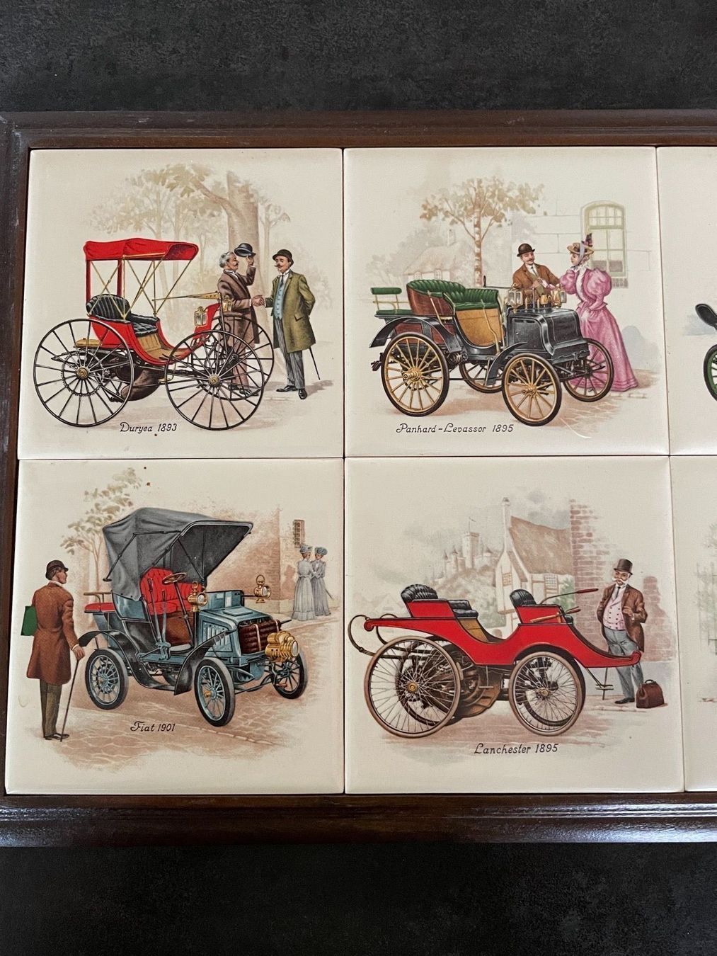 Dipinti: Tableau Carrelage Vintage Oldtimer – Usato da Vallamand venduto da Bricbracbroc82 5