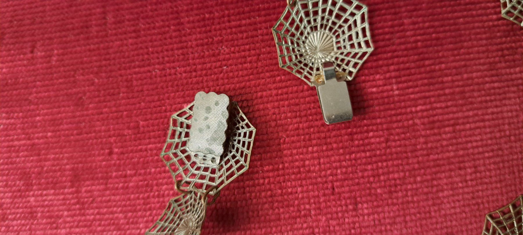 Catenine: Gothic Kette Spinnennetz vermutl. antik ca. 44cm, Verschluss – Usato da Ettingen venduto da Maranathatalitha 4