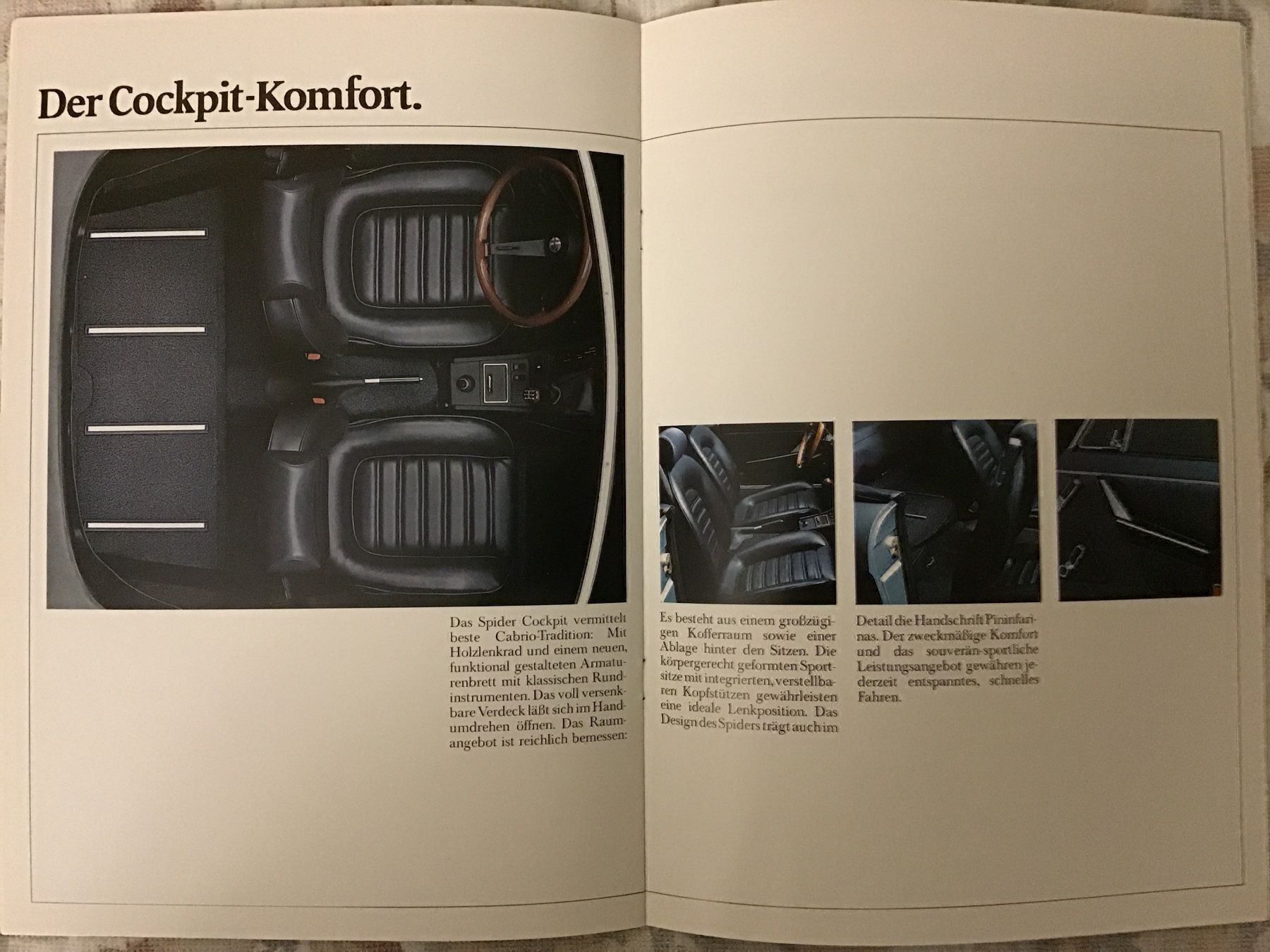 Alfa Romeo Dokumente: Alfa Spider Verkaufsprospekt 24 S. 1983 – Gebraucht aus Scherzingen von Starseller62 4