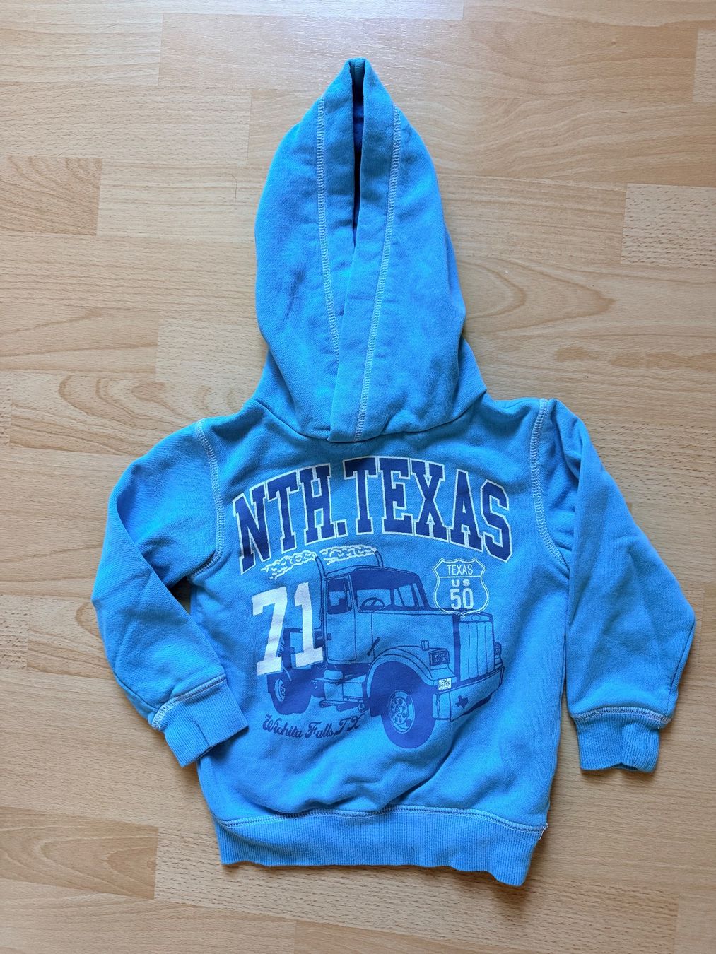Pulls et sweat-shirts: 2 Kapuzenpullover Buben, blau, Grösse 98-104 – D'occasion à Weingarten-Kalth par ana_tim 1