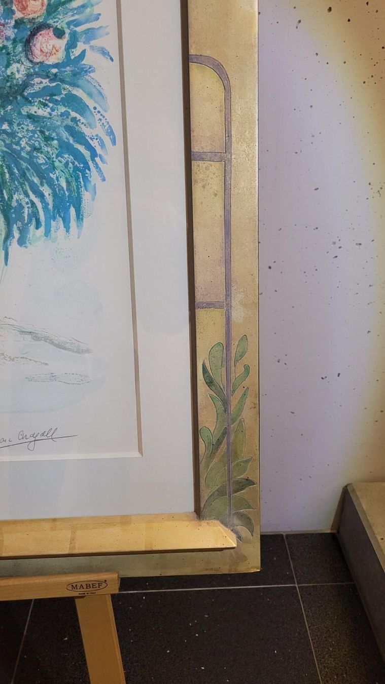 Grafica & Litografie: *** CHAGALL MARC, "Blumenfenster", Lithographie *** – Usato da Luzern venduto da Luzern1 4