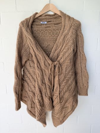 MOSCHINO Cheap and Chic Strickjacke braun Gr. 40