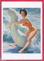 PIN UP GIRL, BILL MEDCALF 1958, SCHWIMMSPASS
