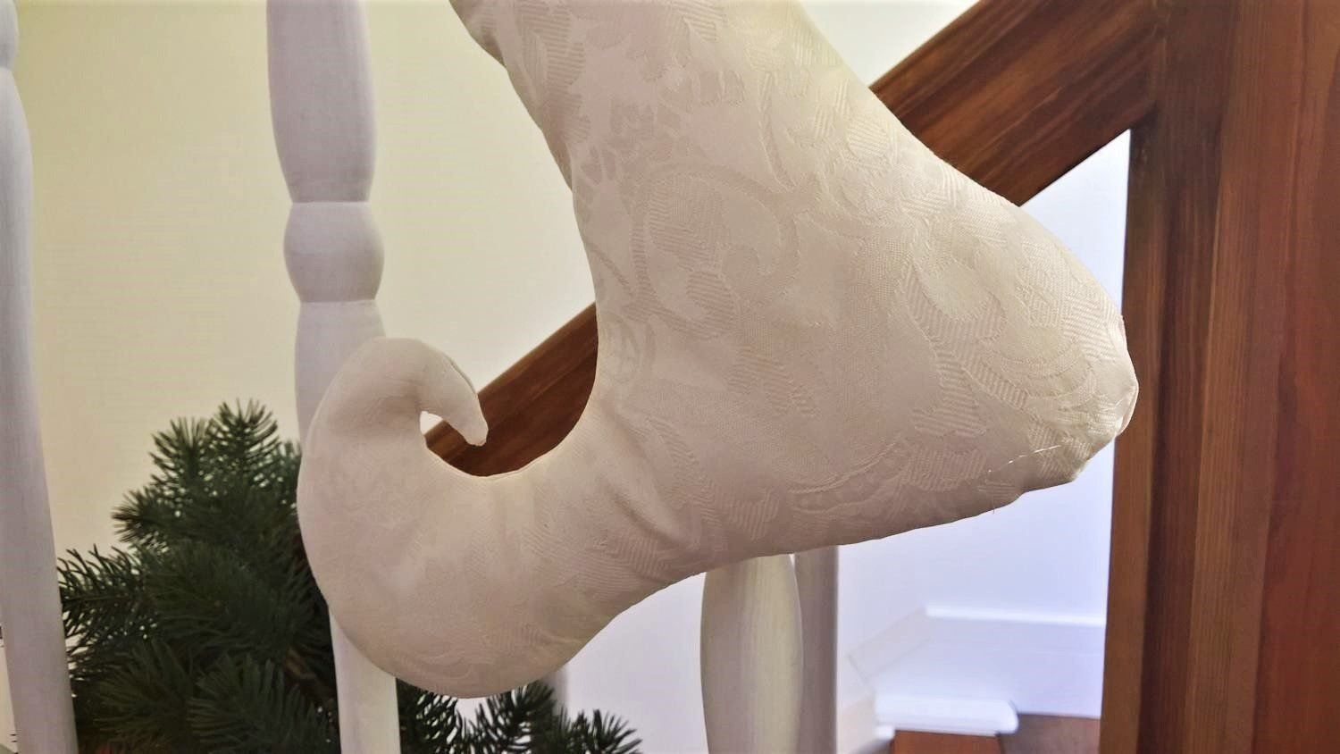 Alle Dekorationen: Weihnachtsstiefel / Elfenstiefel - ecru – Neu und originalverpackt aus Walzenhausen von Cerna007 6