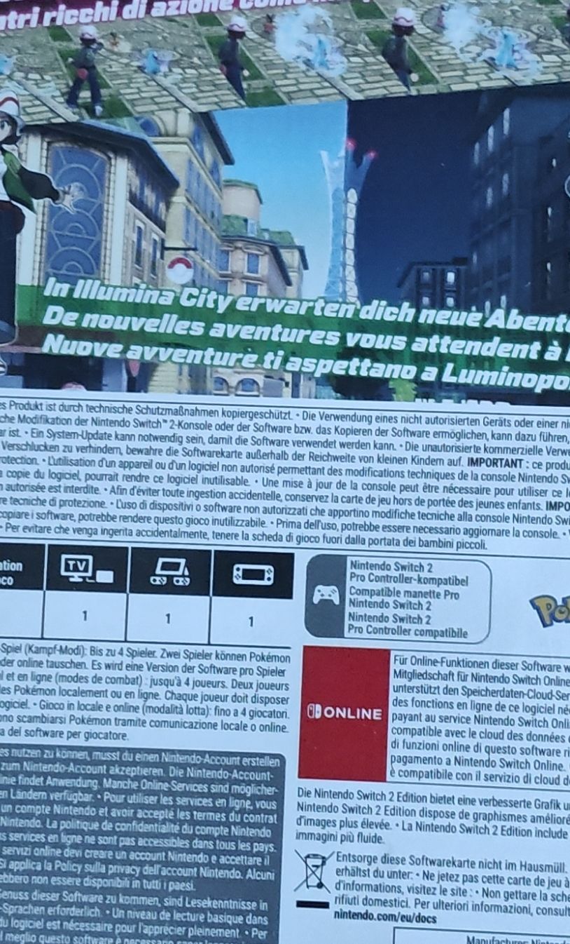 Giochi: Pokémon Légendes ZA Nintendo Switch 2 Edition – Usato da La Chaux-de-Fonds venduto da Honit
