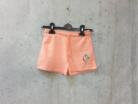 Short en molleton KIDS, saumon, fille, taille 116