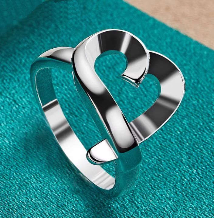 Anelli: Eleganter Ring Liebe, 925 versilbert, Gr. 8 – Nuovo (secondo la descrizione) da Grenchen venduto da dar_6d52