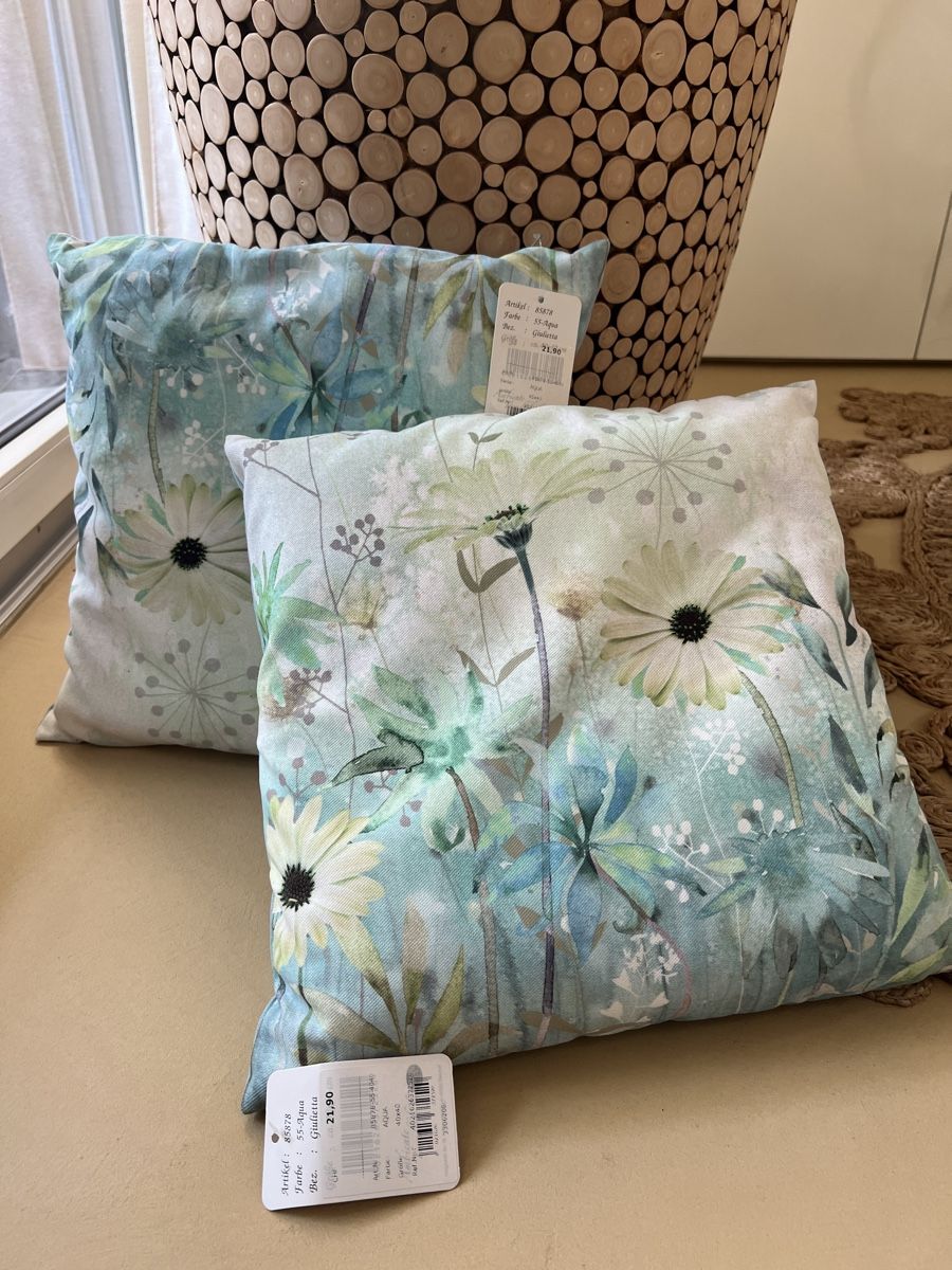 Kissen: 2 Cushions 40x40 cm New – Neu (gemäss Beschreibung) aus Oberarth von Flor_Boaglio