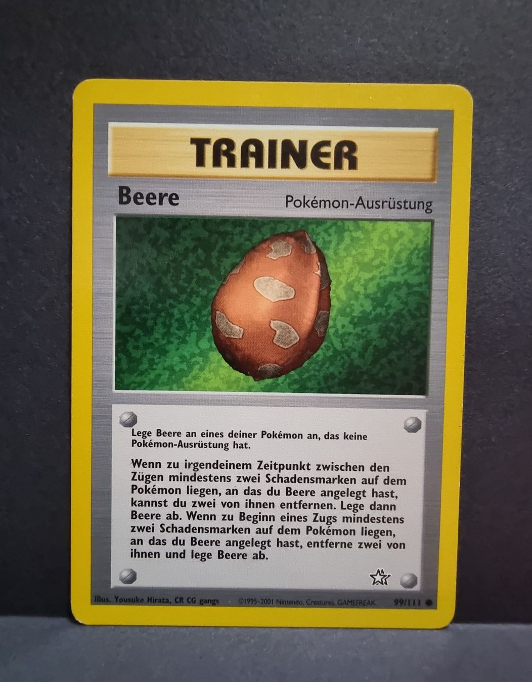 Pokémon Carte collezionabili: Pokémon Neo Genesis - Beere - 99/111 – Nuovo (secondo la descrizione) da Roggwil BE venduto da S_Cards