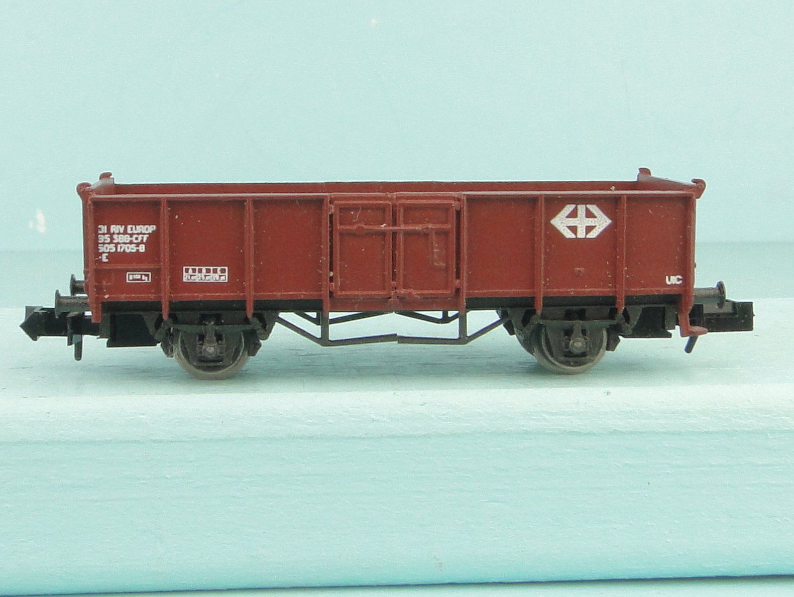 Rivarossi Modelleisenbahnen: Rivarossi Spur N SBB E Güterwagen – Gebraucht aus Bülach von Albitrain 1