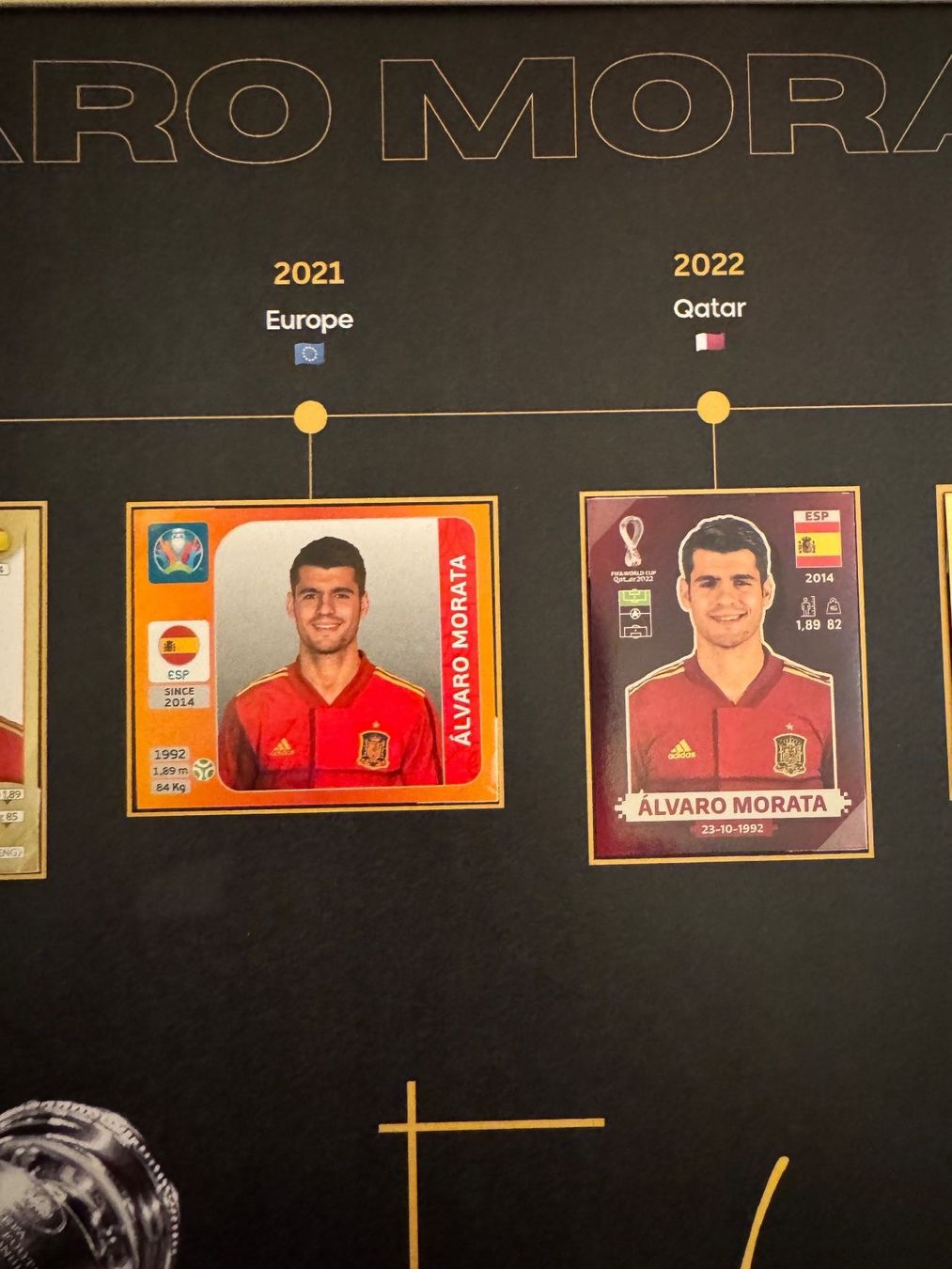 Panini Carte collezionabili: Panini-Plakat Alvaro Morata – Nuovo (secondo la descrizione) da Stettlen venduto da DieTaube2.0 2