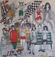 Original Kunstwerk, Acryl auf Leinwand, Unikat!