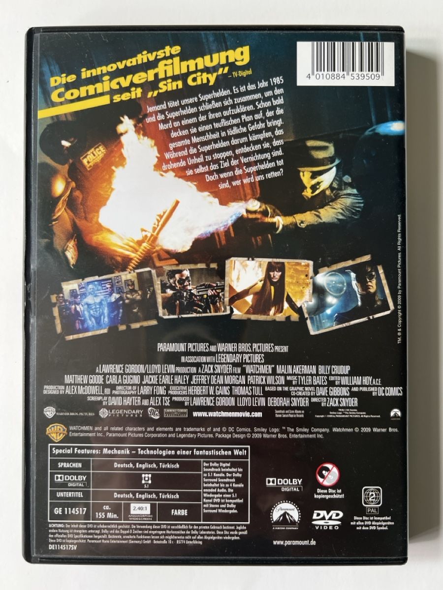 Tutti i DVDs: Watchmen Die Wachter  – Usato da Luzern venduto da nochnichtaltpapier 1
