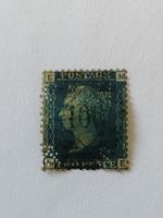 Two Pence Blue 1855, Perfin