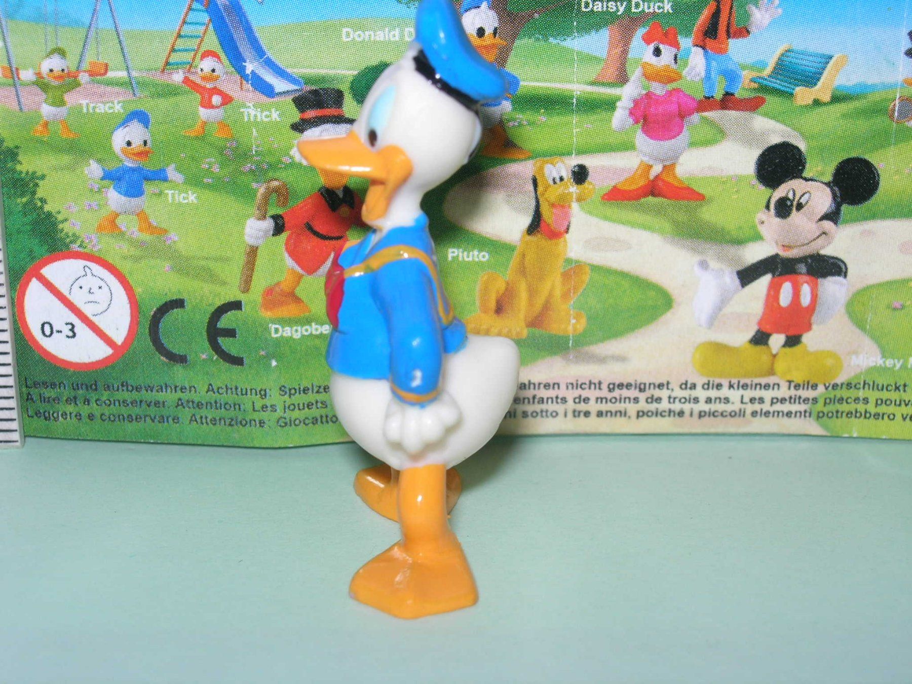 Disney Statuette: Donald Duck Disney-Minifigur – Nuovo e nell'imballaggio originale da Hornussen venduto da Corvette- 1
