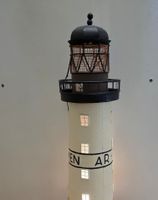 Leuchtturm-Modell „Ar-Men“ mit Beleuchtung – H: 45 cm Lampe