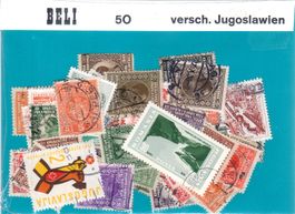 JUGOSLAVIEN 50 VERSCHIEDENE MARKEN - SP23