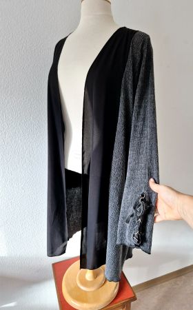 JMP JEAN MARC PHILIPPE JACKE CARDIGAN LANG 44 L XL TOP