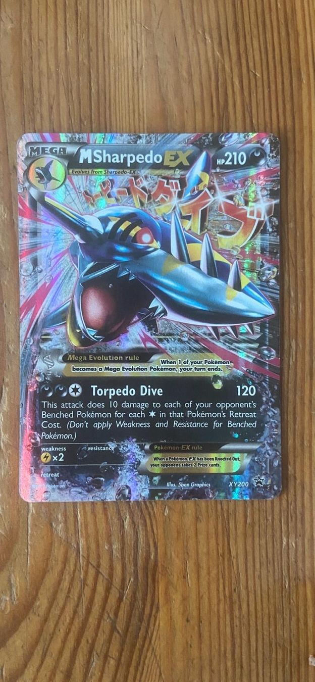 Pokémon Carte collezionabili: Carte Pokémon - M Sharpedo EX – Usato da Combremont-le-Grand venduto da scarrard