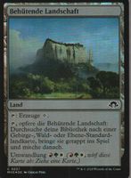 TCG Magic The Gathering MTG MH3 0227 FOIL Behütende Landscha