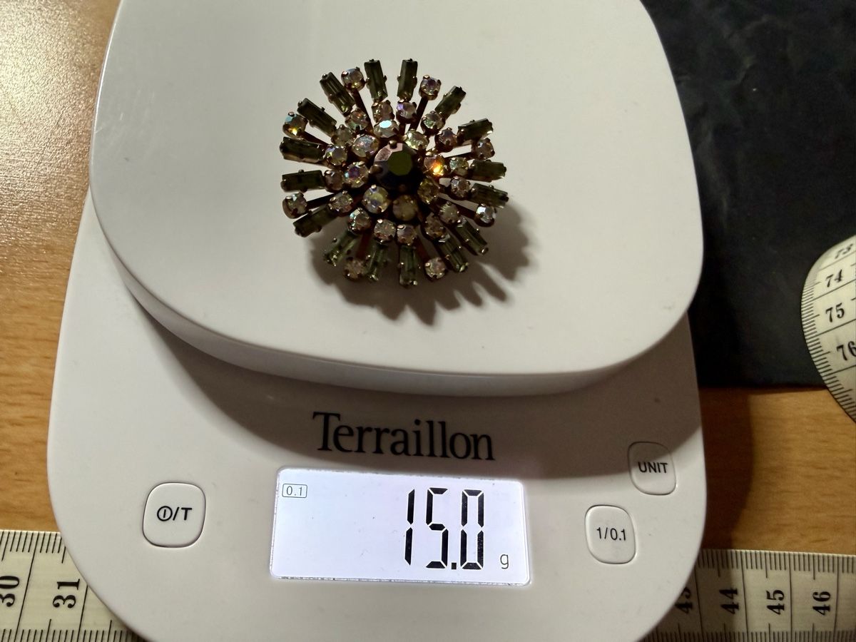 Spille & Fermagli: Vintage-Brosche mit Strasssteinen – Usato da Lamone venduto da LaCantinaMagica 8