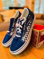Neue Old Skool Vans Grösse 39 Reflect Check Flame True