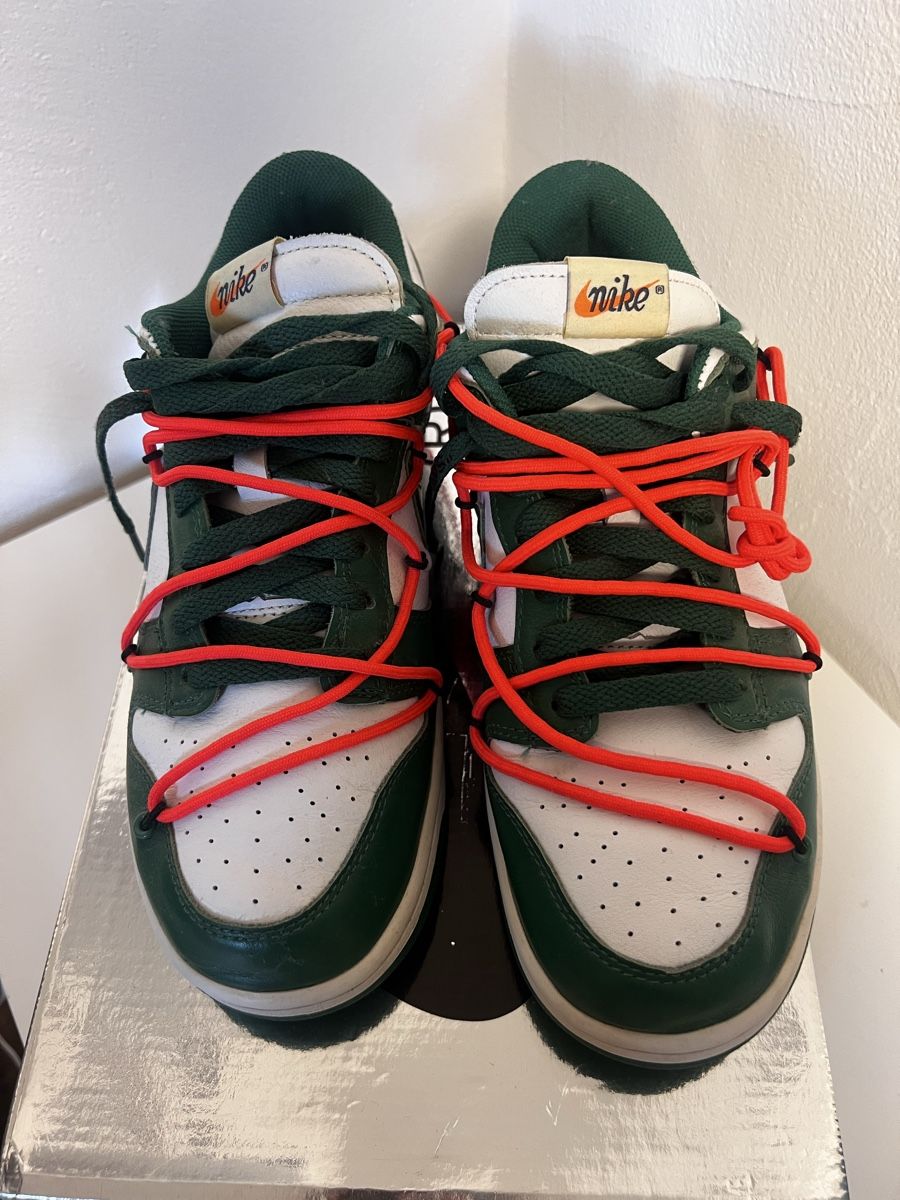 Off-White Scarpe da uomo: Nike Dunk Low Off White Pine Green – Nuovo (secondo la descrizione) da Hägglingen venduto da jes_9psg 4
