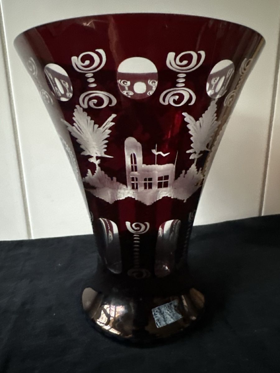 Vasi & Recipienti: Kristall- Vase,  Boemia Glass – Usato da Zürich venduto da Chaeffeler 1