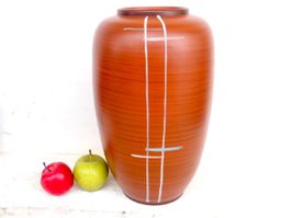 Wekara Vase Keramik Design Vintage Mid Century Terracotta 50