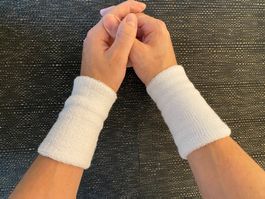 Neu Pulswärmer Schweissband Reck Ringleder Armband Turndress