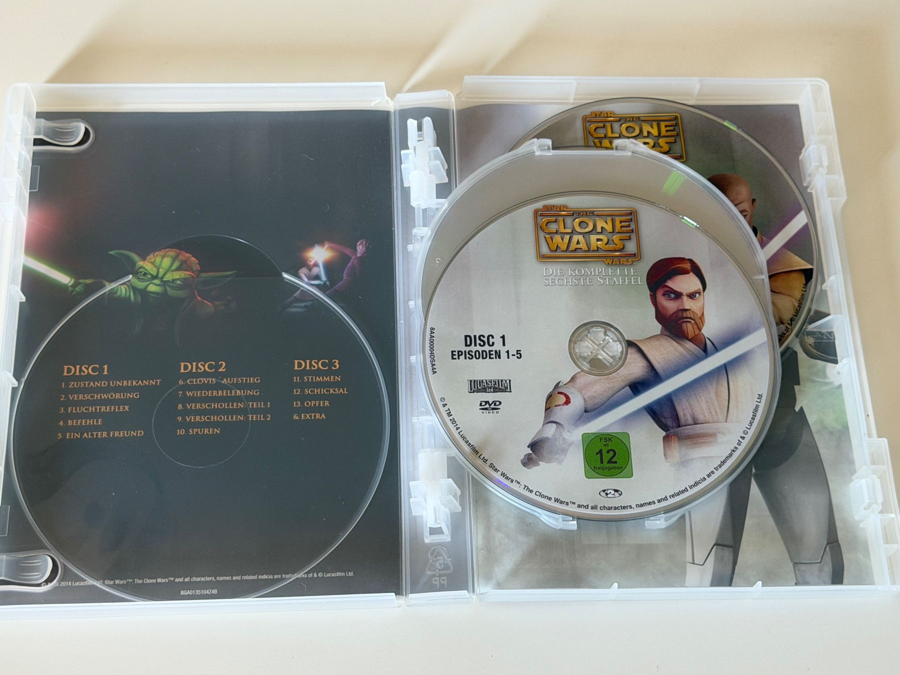 Tutti i DVDs: Star Wars The Clone Wars Staffel 6 DVD Box Set – Usato da Altstätten SG venduto da sheamus 2