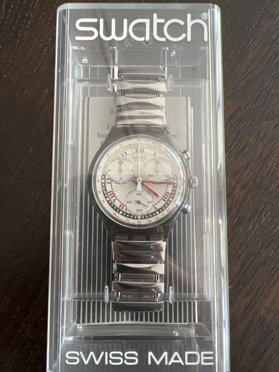 Swatch Orologi: Swatch Chrono (SCM106) Pleasure Dome – Nuovo e nell'imballaggio originale da Künten venduto da Spike17