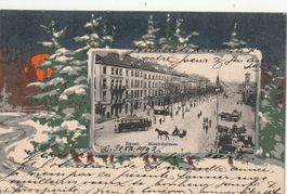 BL-Basel-Bahnhofstrasse ,Karte gelaufen 1902