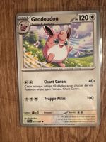 Carte Pokémon Grodoudou 077/094 état impeccable neuf