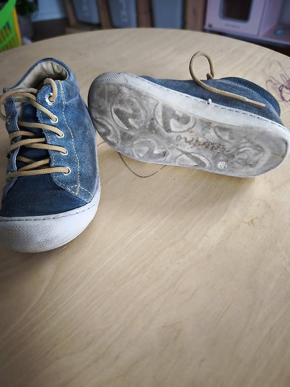 Scarpe per ragazzi: Leder-Kinderschuhe blau Gr.26 – Usato da Wabern venduto da hilap 1