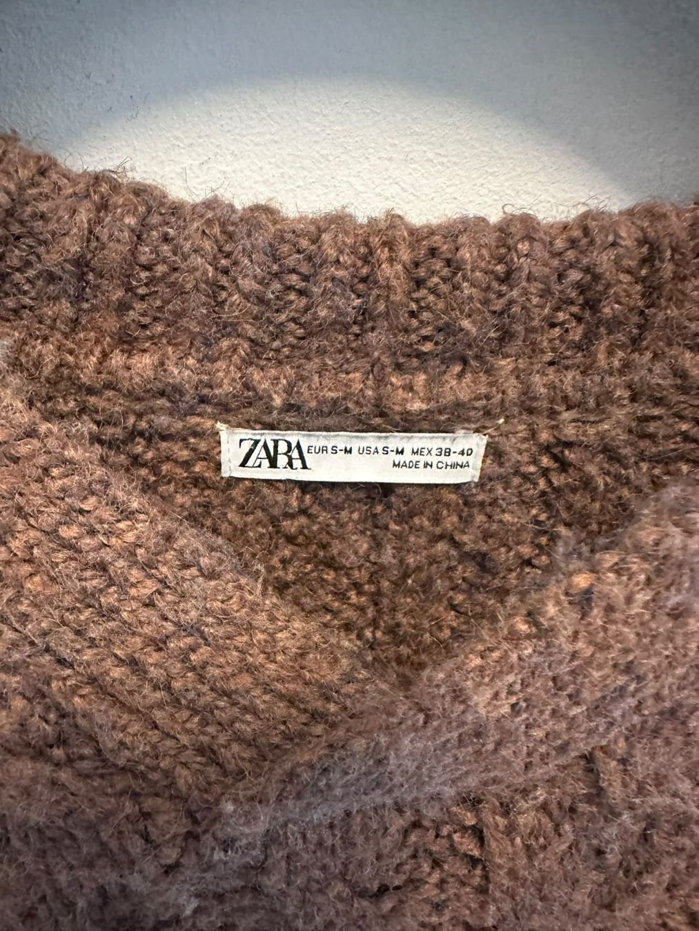 Zara Pullover & Sweatshirts: Strickpullover Zara braun  Grösse M – Neu (gemäss Beschreibung) aus Basel von san_2jbt 2
