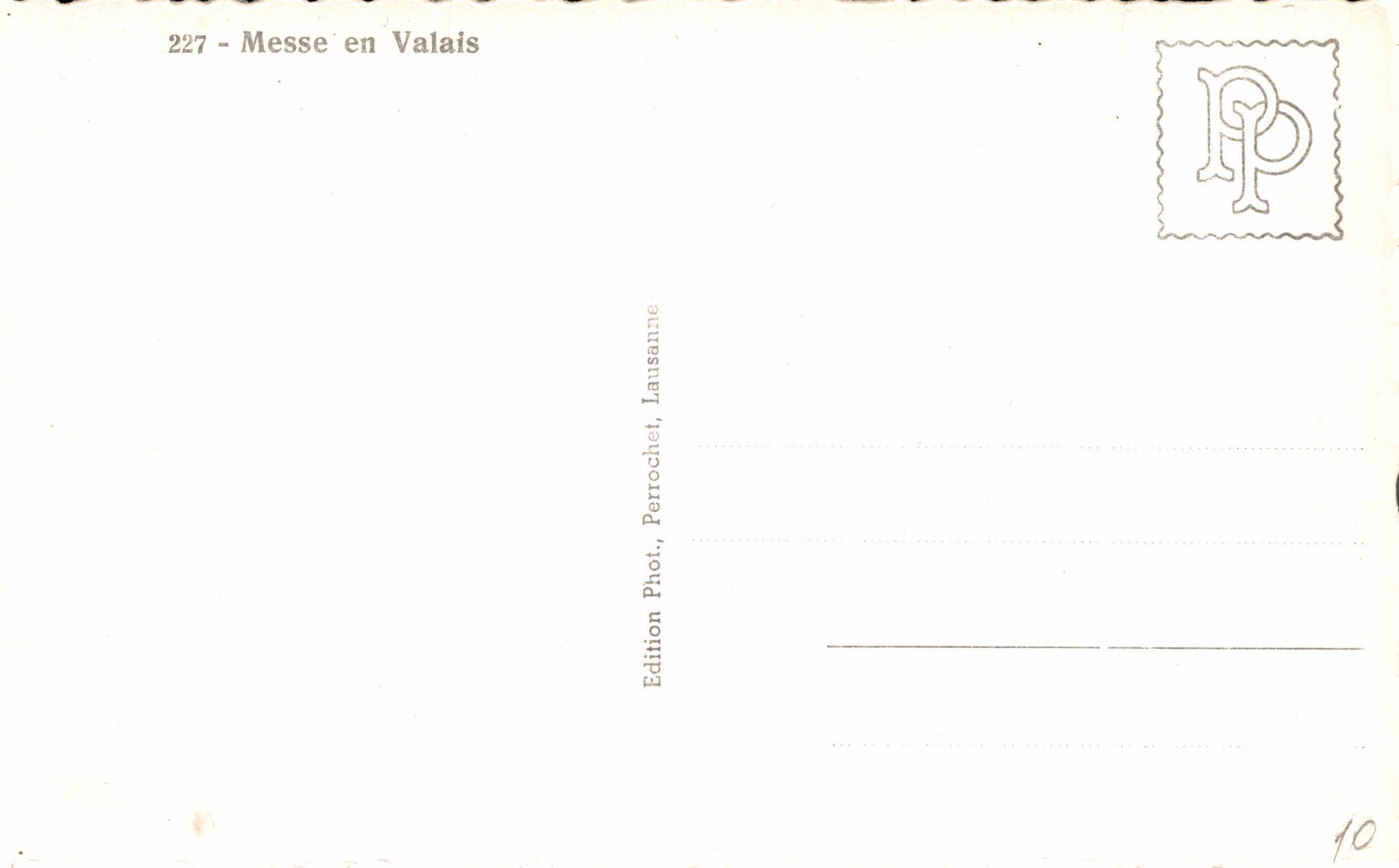Cartoline postali: Messe en Valais – Usato da Bronschhofen venduto da Astore 1