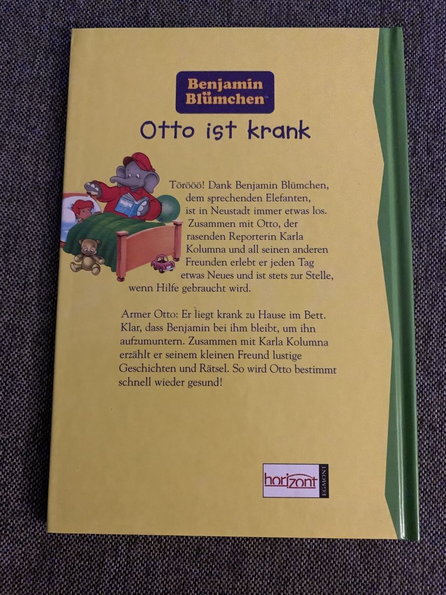 Libri: Benjamin Blümchen - Otto ist krank – Nuovo e nell'imballaggio originale da Jegenstorf venduto da Annina0506 1