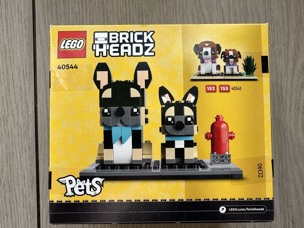 Lego Pets - French Bulldog 40544, BrickHeadz (OVP)