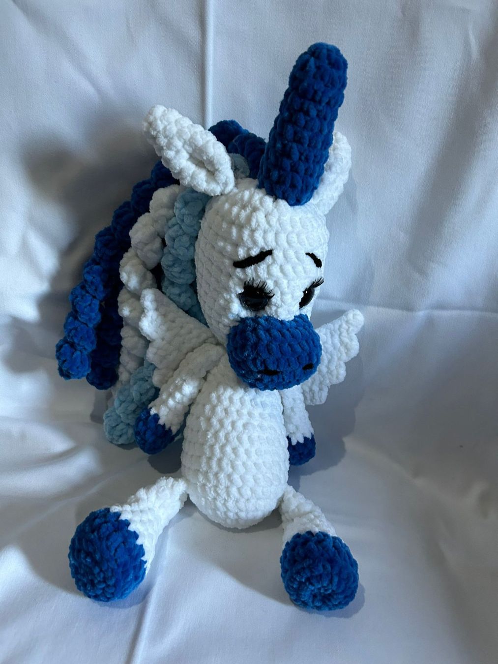 Spielzeuge: Peluche tricoté main velours env. 40cm à CHOIX – Neu (gemäss Beschreibung) aus St-Imier von goodber 1