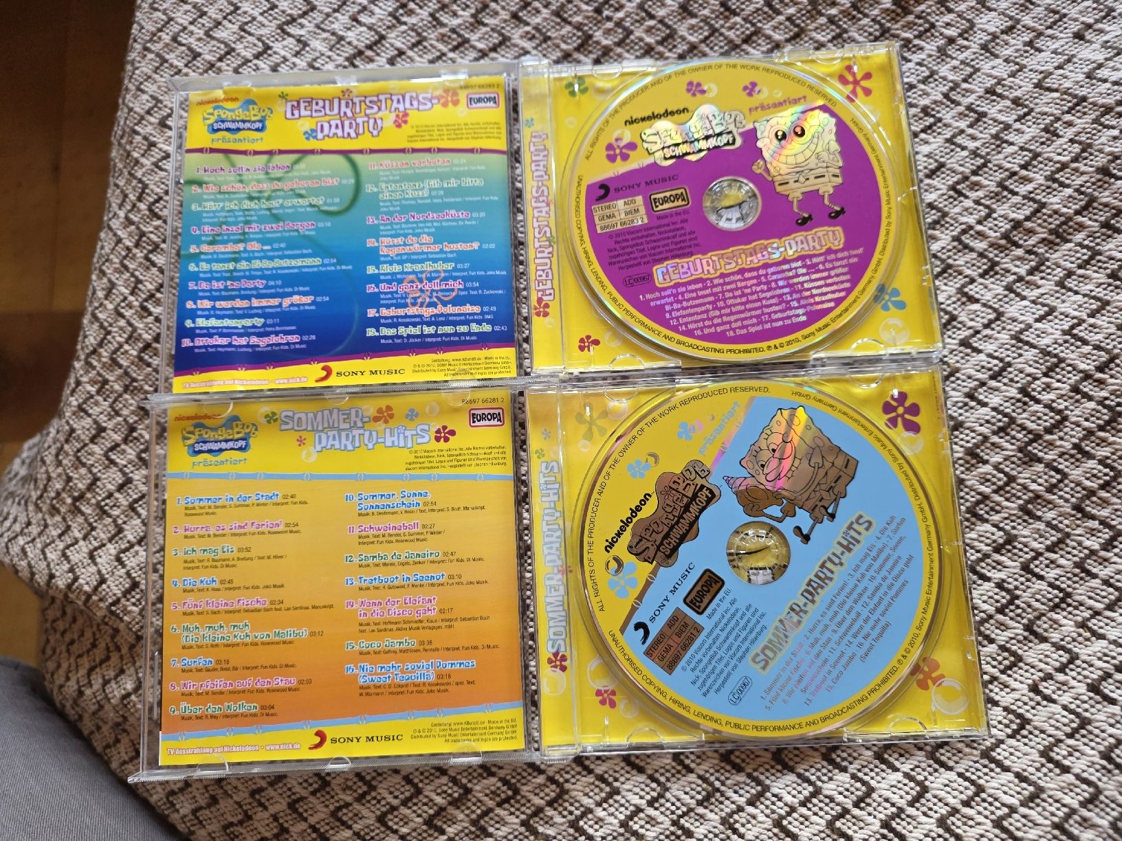 CDs: CD's Spongebob -Musikparty- – Gebraucht aus Stalden (Sarnen) von ani_us77 1