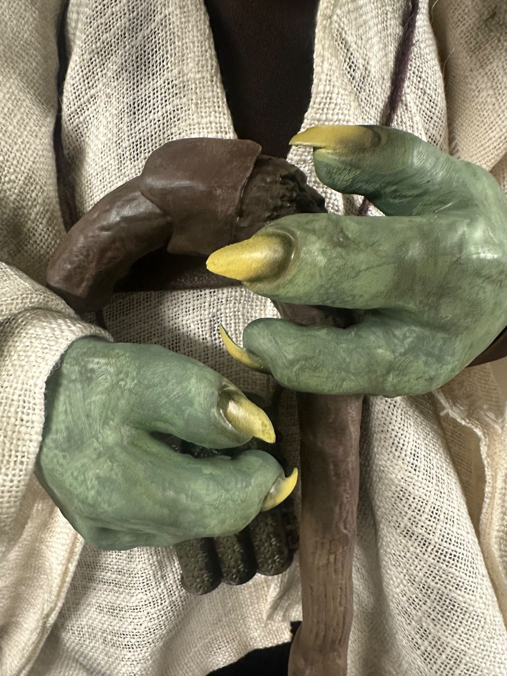 Statuette: 1:1 Yoda Statue Star Wars custom Not Sideshow lifesize – Usato da Schlieren venduto da Moviepropde 7