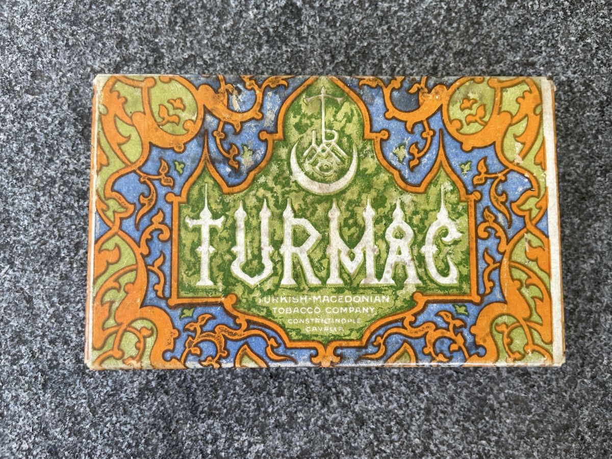 Barattoli: Antike Blechdose Turmac Tabak, Zigaretten, Reklame, Werbung – Usato da Winterthur venduto da cheerio97 1
