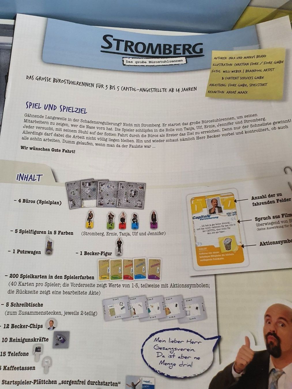 Giochi: Stromberg - Das Spiel Bürostuhlrennen – Usato da Oberdorf BL venduto da BaldenEagle 4