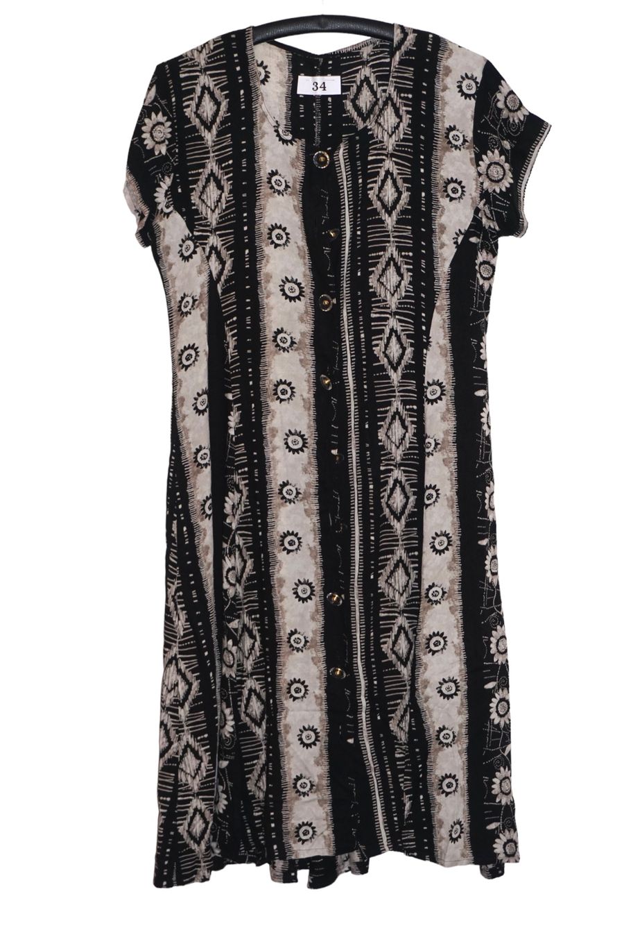 Vestiti: Kurzarm Sommerkleid 100% Viskose – Usato da Horw venduto da fio_9n92
