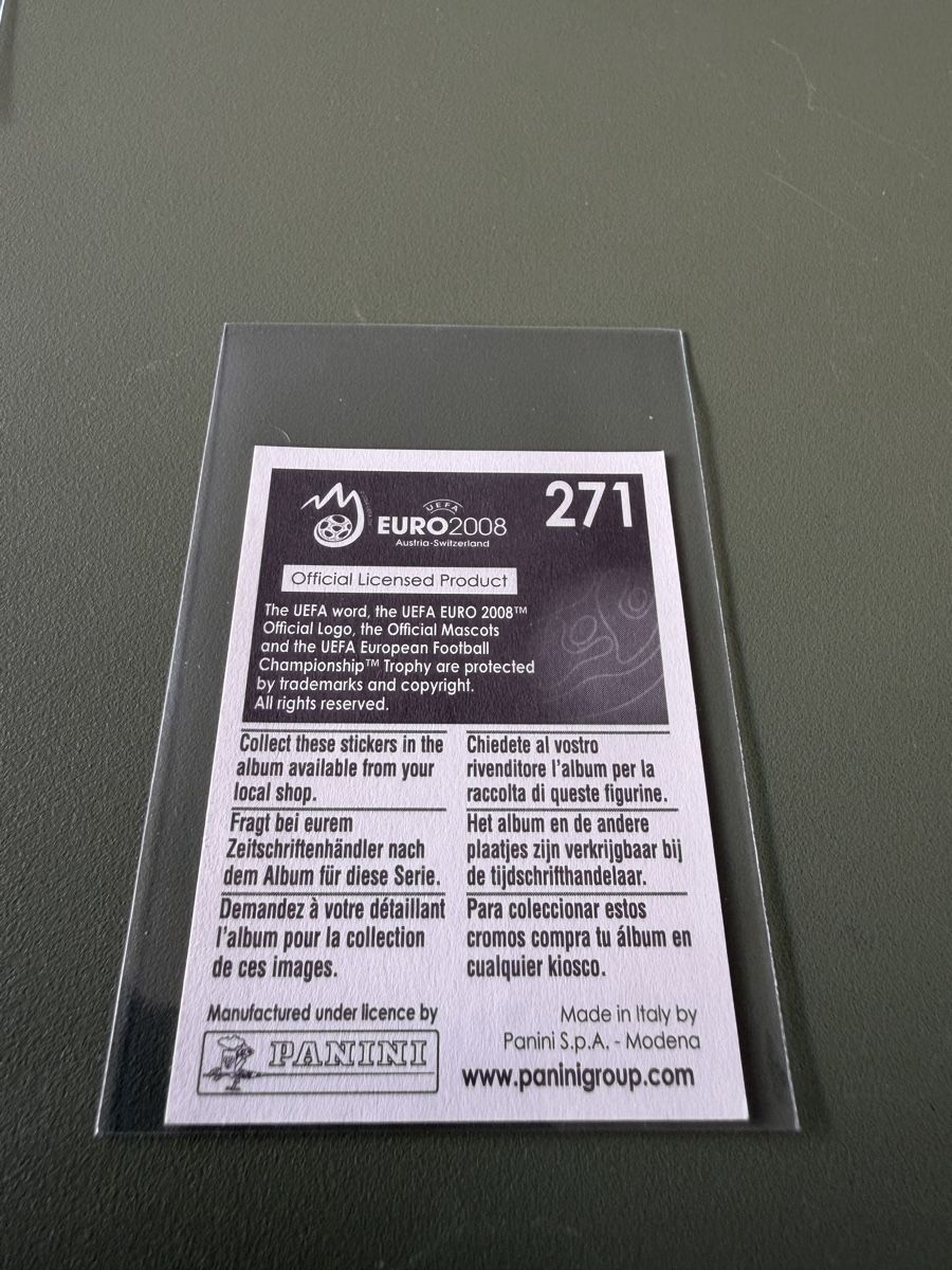 Panini Cartes à collectionner: Robben Panini EM 2008 – D'occasion à Treyvaux par goali1fcea 1