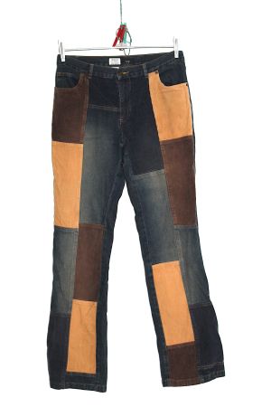 Indigo i.cy , Patchwork-Jeans Gr. 32 ,